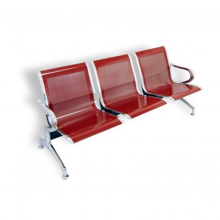 Bancă metalică de așteptare cu 3 locuri 503 Bancă metalică de așteptare cu 3 locuri 503