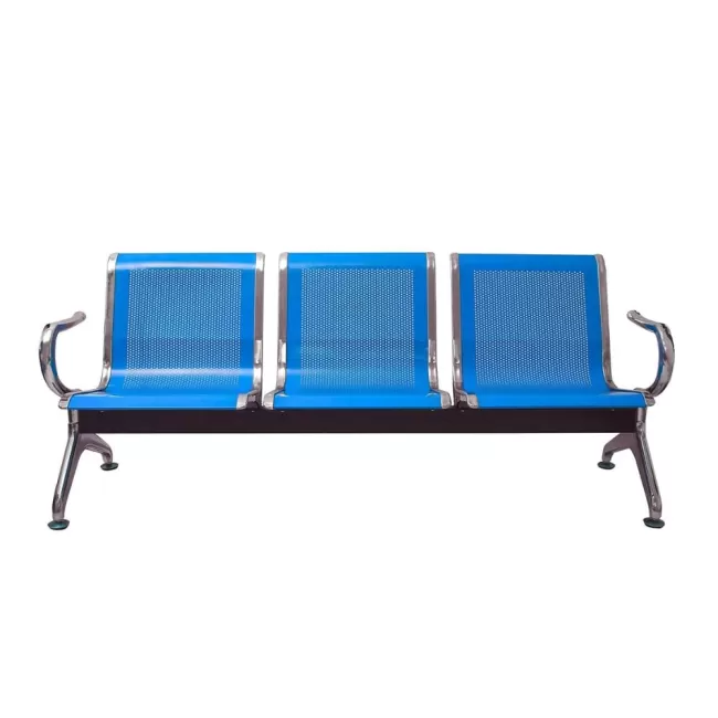 Bănci metalice săli de așteptare spitale, 3 locuri