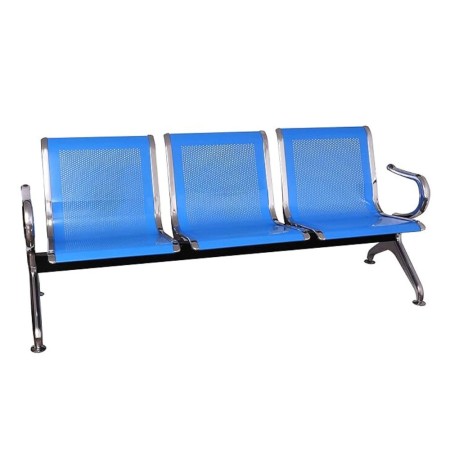 Bănci metalice săli de așteptare spitale cu 3 locuri Bănci metalice săli de așteptare spitale cu 3 locuri