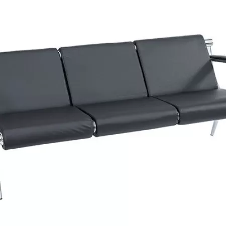 Bancă metalică pentru așteptare 3 locuri model 316