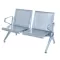 Bancă metalică de așteptare cu 2 locuri