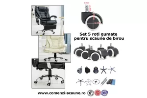 Video roți gumate pentru scaune