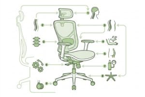 Ghid complet al componentelor unui scaun ergonomic de birou