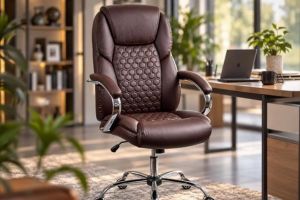 Video scaun directorial OFF 652 maro – confort și design elegant