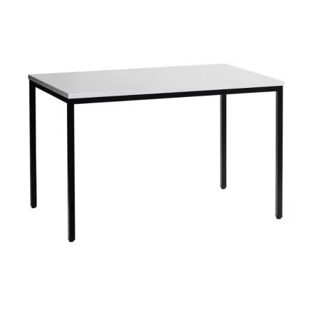 Masă cantină-restaurant de 120 cm Alb