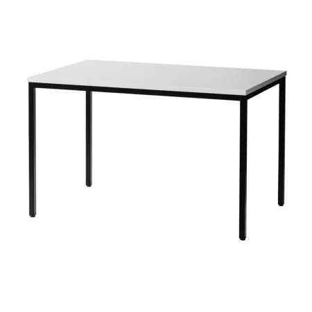Masă cantină-restaurant de 120 cm Alb