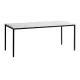 Masă cantină-restaurant de 180 cm Alb