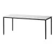 Masă cantină-restaurant de 180 cm Alb