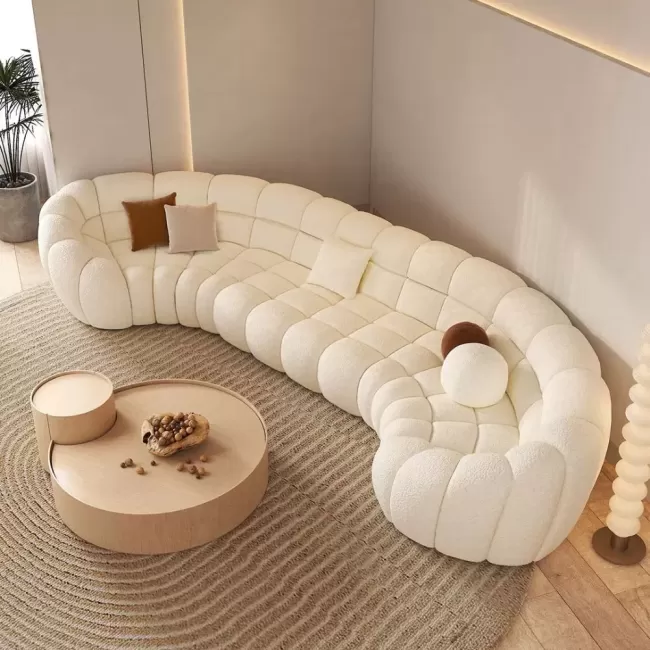 Colțar fix din catifea, stofa sau piele eco