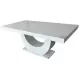Masă bucătărie alb lucios din MDF de 180 cm