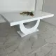 Masă bucătărie alb lucios din MDF de 180 cm