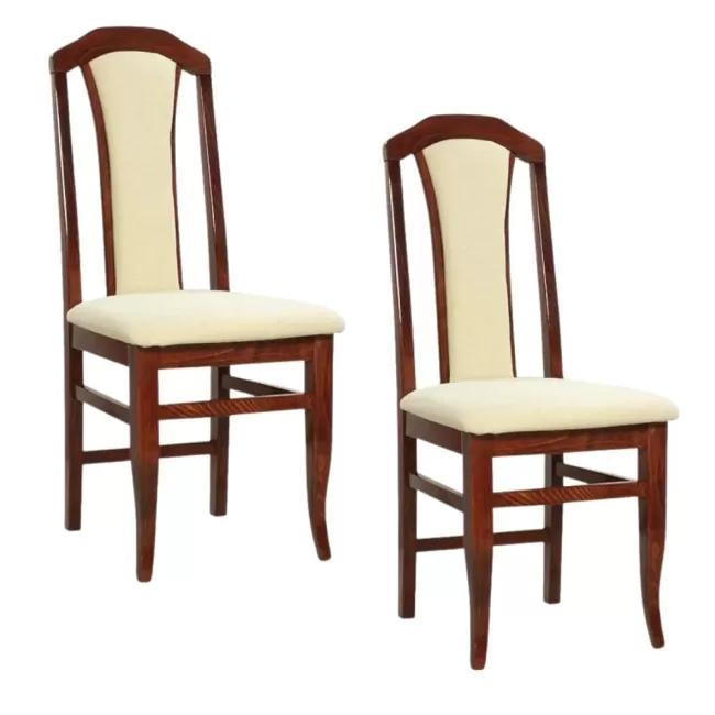 Scaune din lemn culoare cireș, tapițerie diverse culori