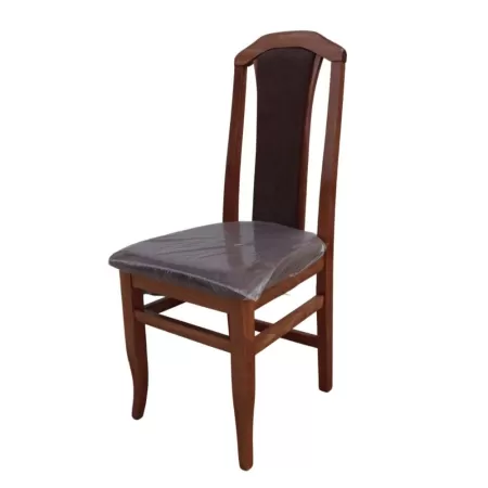 Scaune din lemn culoare nuc, tapițerie diverse culori