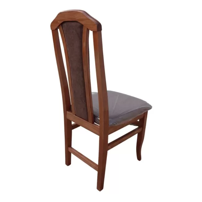 Scaune din lemn culoare nuc, tapițerie diverse culori