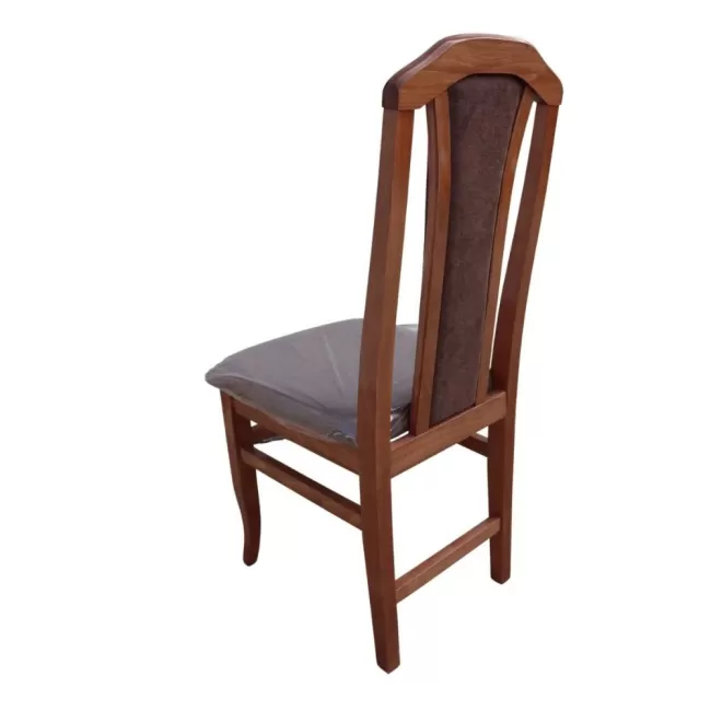Scaune din lemn culoare nuc, tapițerie diverse culori