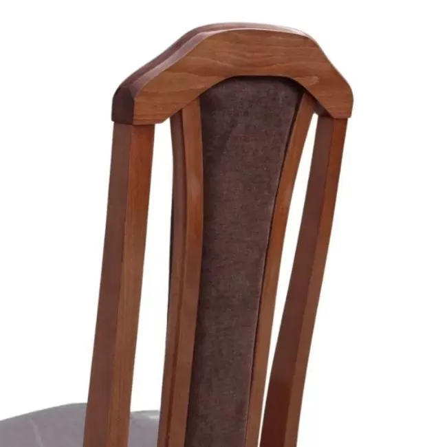 Scaune din lemn culoare nuc, tapițerie diverse culori