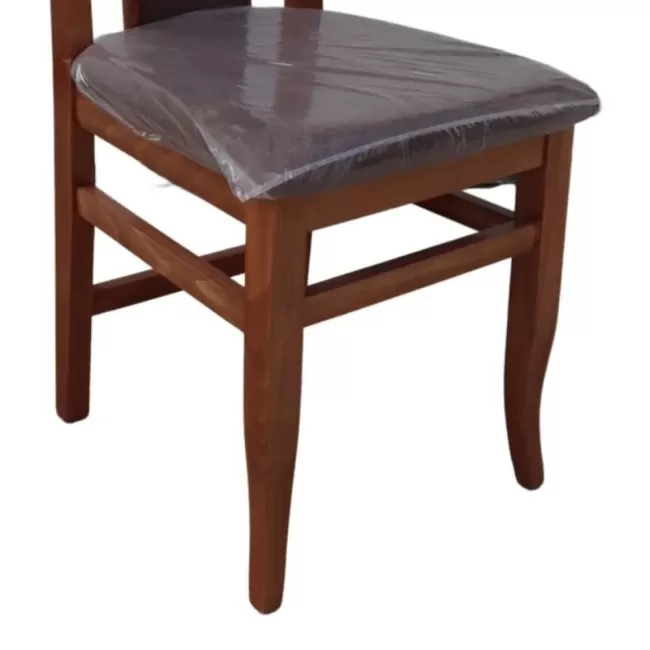 Scaune din lemn culoare nuc, tapițerie diverse culori