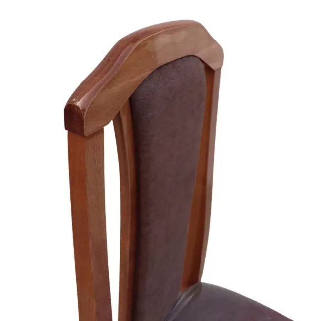 Scaune din lemn culoare nuc, tapițerie diverse culori