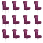 12 scaune elegante și confortabile din lemn de fag diverse culori Mov
