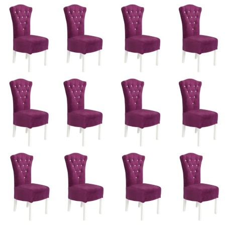 12 scaune elegante și confortabile din lemn de fag diverse culori Mov