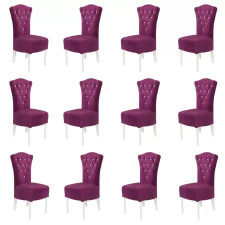 12 scaune elegante și confortabile din lemn de fag diverse culori Mov