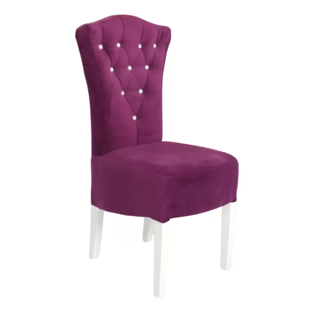 Scaune elegante și confortabile din lemn de fag diverse culori-mov