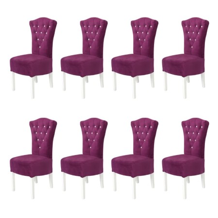 8 scaune elegante și confortabile din lemn de fag diverse culori Mov