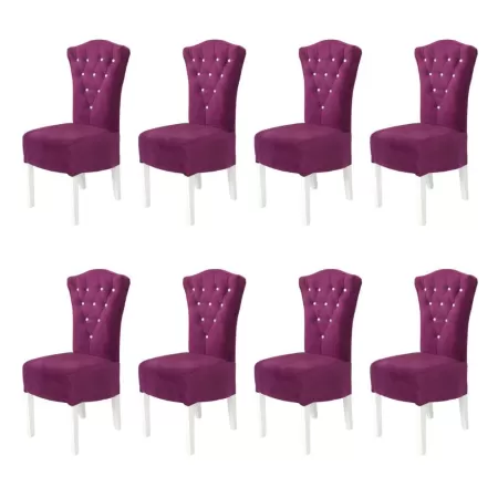 8 scaune elegante și confortabile din lemn de fag diverse culori Mov