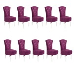 10 scaune elegante și confortabile din lemn de fag diverse culori Mov