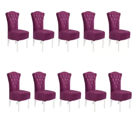 10 scaune elegante și confortabile din lemn de fag diverse culori Mov