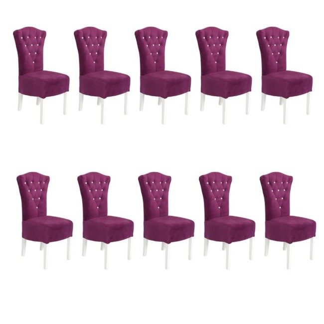 10 Scaune elegante și confortabile din lemn de fag diverse culori-mov