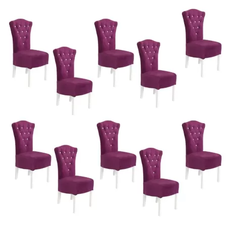 10 scaune elegante și confortabile din lemn de fag diverse culori Mov