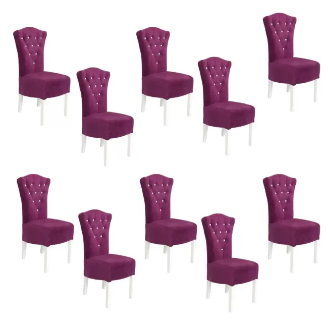 10 Scaune elegante și confortabile din lemn de fag diverse culori-mov