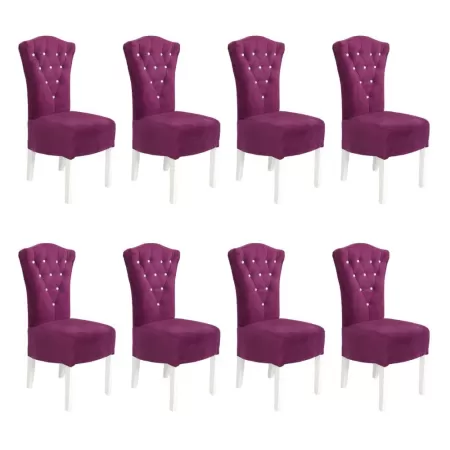 8 scaune elegante și confortabile din lemn de fag diverse culori Mov