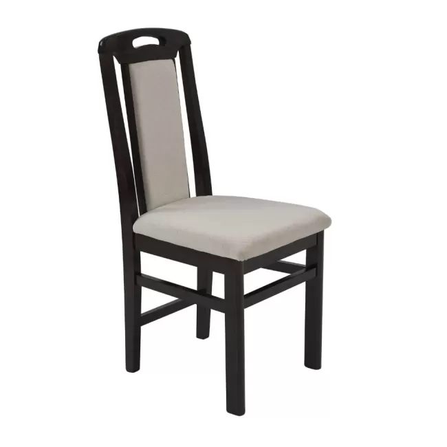 Scaune din lemn culoare wenge, tapițerie catifea