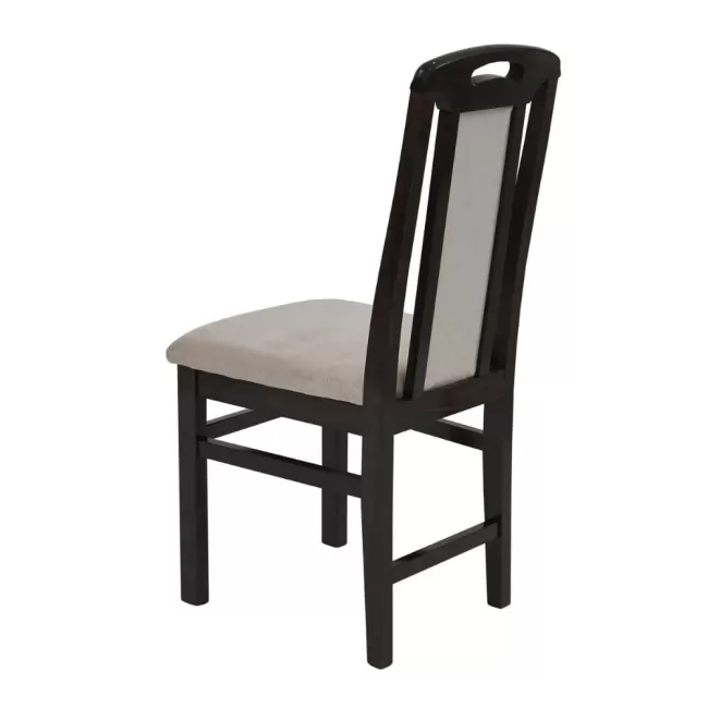 Scaune din lemn culoare wenge, tapițerie catifea