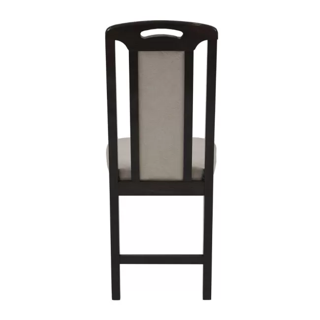Scaune din lemn culoare wenge, tapițerie catifea