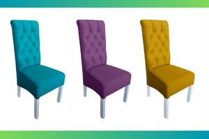 Scaune tapițate Medina la comandă din catifea diverse culori