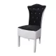Scaune Royal catifea alb cu negru