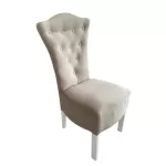 Scaune Royal catifea crem