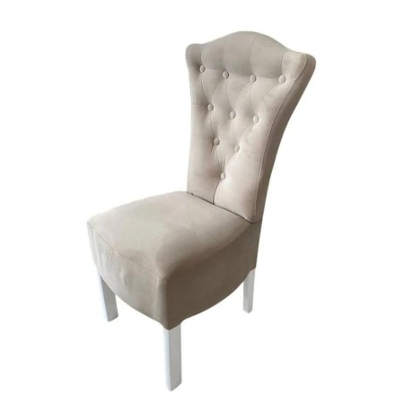 Scaune Royal catifea crem Scaune Royal catifea crem