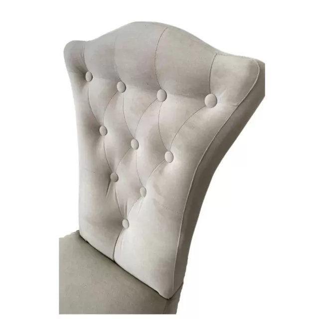 Scaune Royal catifea crem