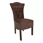 Scaune Royal catifea maro
