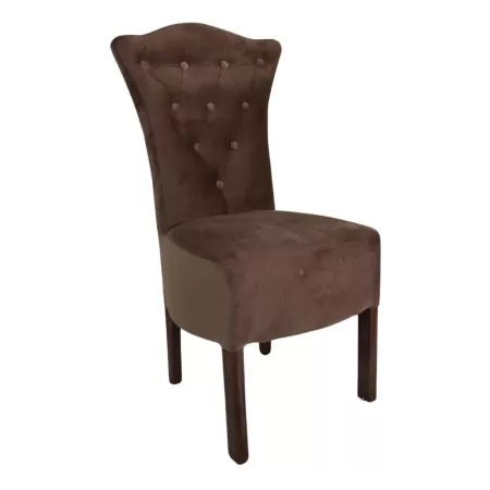 Scaune Royal catifea maro