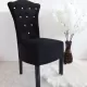 Scaune Royal catifea neagră