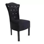 Scaune Royal catifea neagră