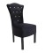Scaune Royal catifea neagră