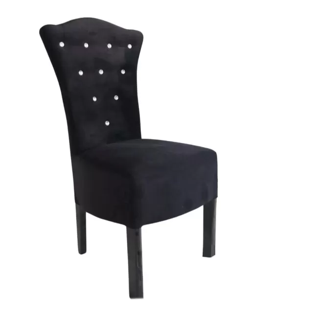 Scaune Royal catifea neagră