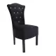 Scaune Royal catifea neagră