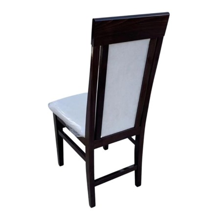 Scaune Vera lemn wenghe, catifea bej Scaune Vera lemn wenghe, catifea bej